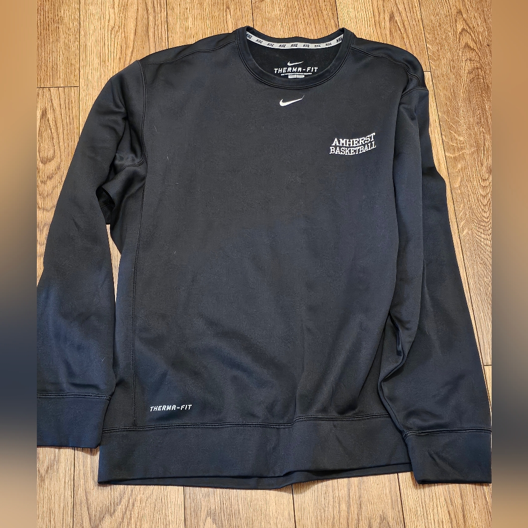 Nike Amherst Sweatshirt College Therma Fit Xl Basketball Black Rare Shirt Top